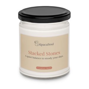 Stacked Stones — Candle for Balance