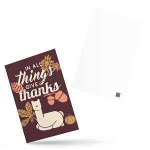 Grateful Alpaca Postcard